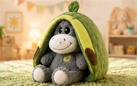 Berry the Strawberry Donkey Plush